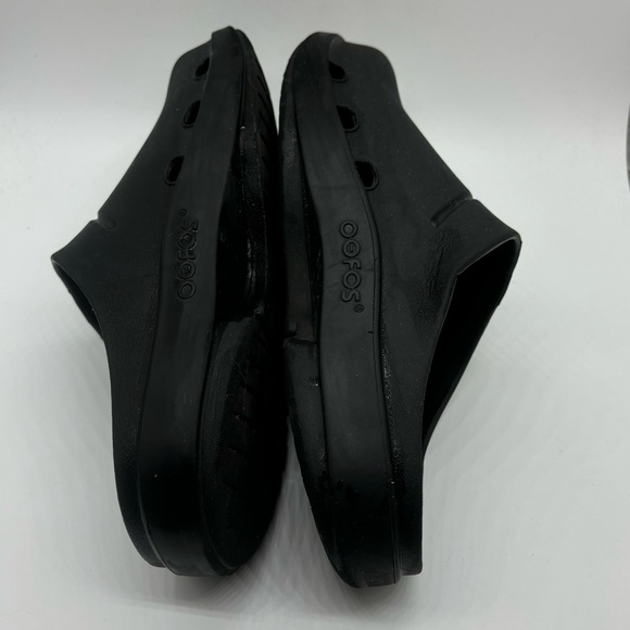 Oofos Ooclog Unisex 41 Womens 10 Mens 8 Recovery Clog Black Comfort Slip On - Picture 5 of 9